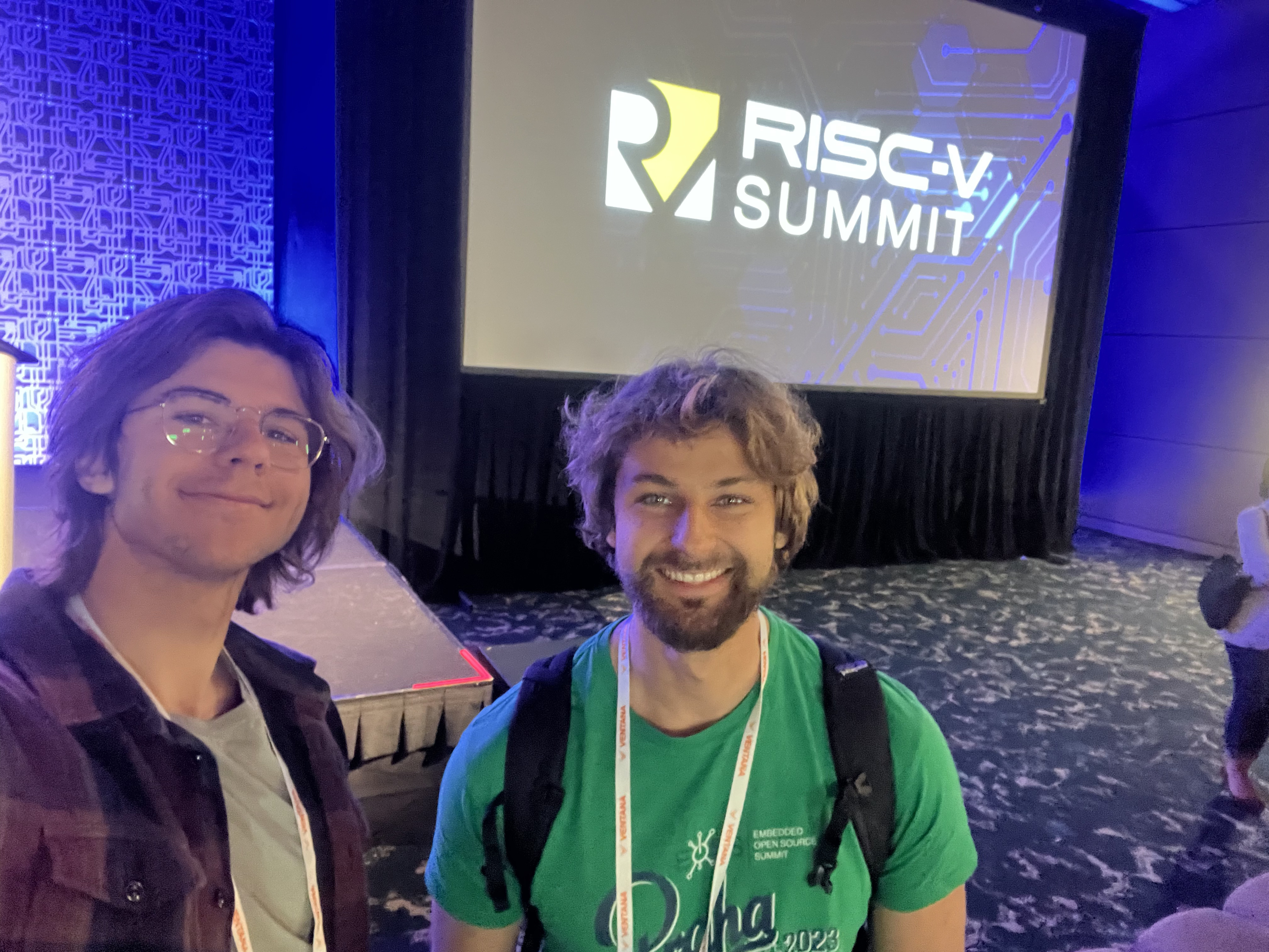 Me and Szymon at RISC-V Summit