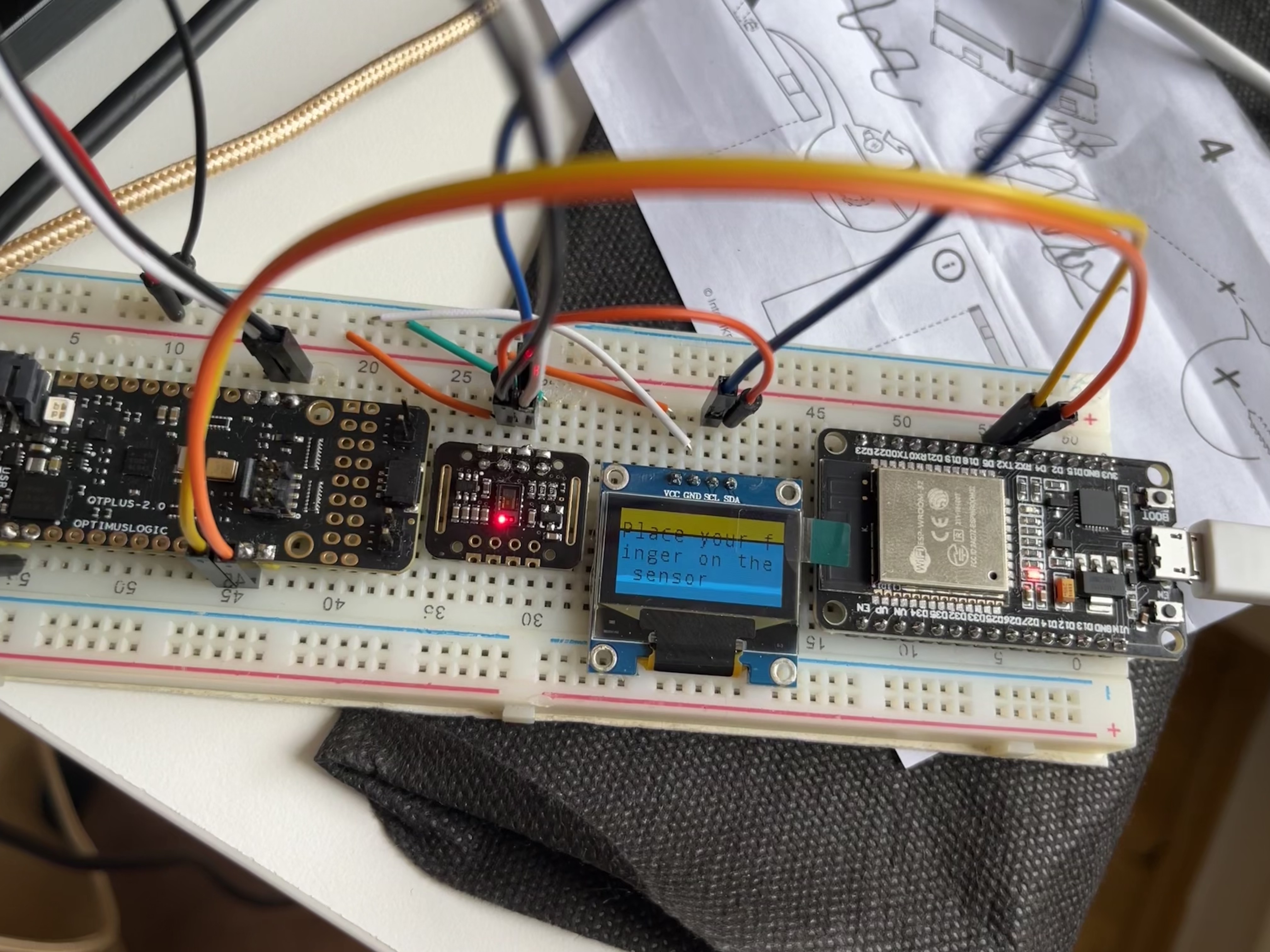 Project on a breadboard